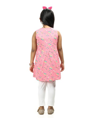 Girl's Sleeveless Frock